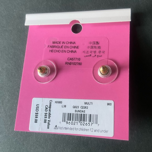 Kate Spade Ice Cream “Sundae” Studs - Picture 8 of 10